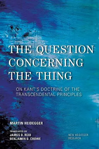 The Question Concerning the Thing cover