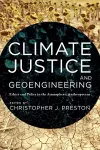 Climate Justice and Geoengineering cover