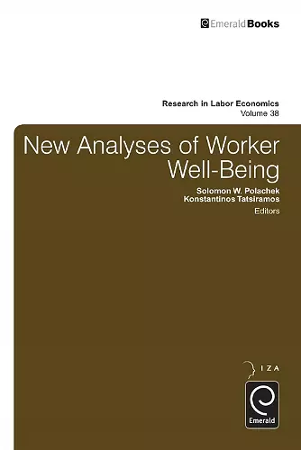 New Analyses in Worker Well-Being cover