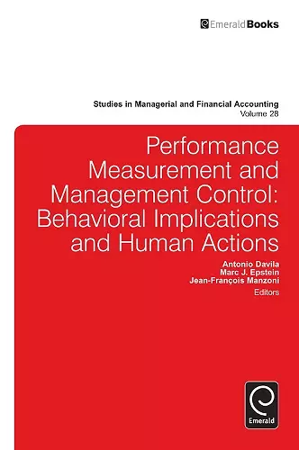 Performance Measurement and Management Control cover