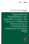 Organisational Transformation and Scientific Change cover