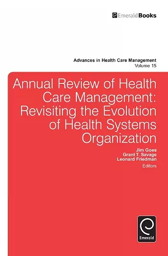 Annual Review of Health Care Management cover