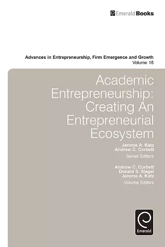 Academic Entrepreneurship cover