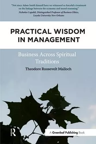 Practical Wisdom in Management cover