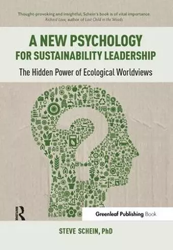 A New Psychology for Sustainability Leadership cover