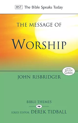 The Message of Worship cover