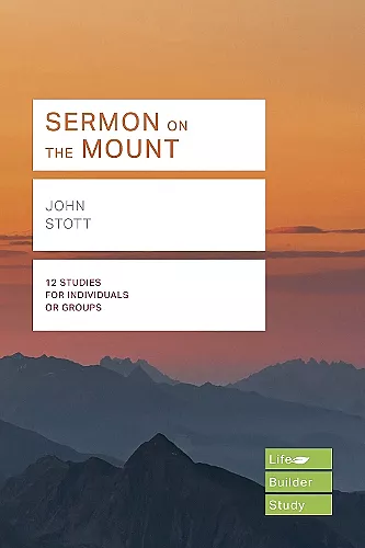 Sermon on the Mount (Lifebuilder Study Guides) cover