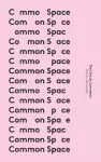 Common Space cover