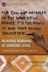 Reading Romans at Ground Level cover