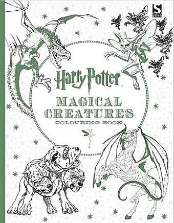 Harry Potter Magical Creatures Colouring Book cover