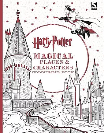 Harry Potter Magical Places and Characters Colouring Book cover
