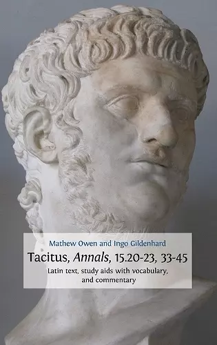 Tacitus, Annals, 15.20-23, 33-45 cover