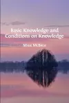 Basic Knowledge and Conditions on Knowledge cover