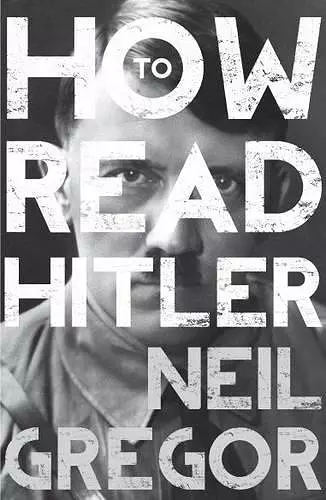 How To Read Hitler cover