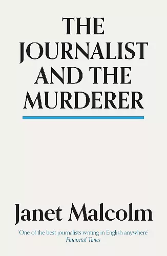 The Journalist And The Murderer cover
