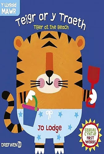 Cyfres y Llygaid Mawr: Teigr ar y Traeth / Tiger at the Beach cover