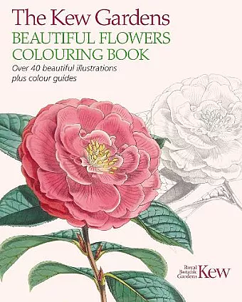 The Kew Gardens Beautiful Flowers Colouring Book cover
