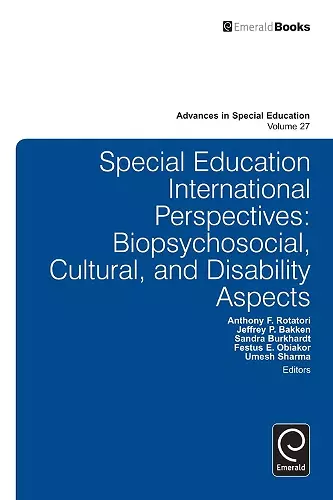 Special Education International Perspectives cover