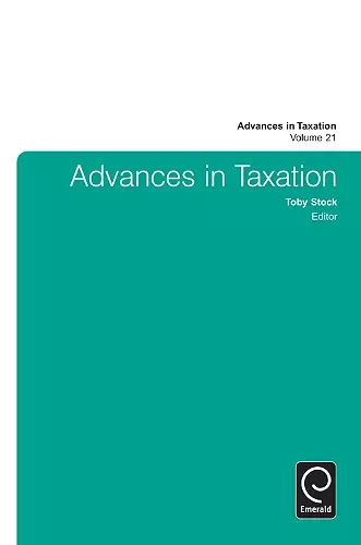 Advances in Taxation cover