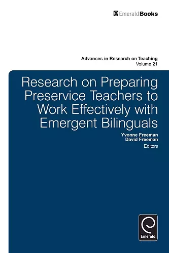 Research on Preparing Preservice Teachers to Work Effectively with Emergent Bilinguals cover