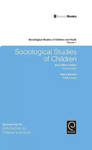 Sociological Studies of Children cover