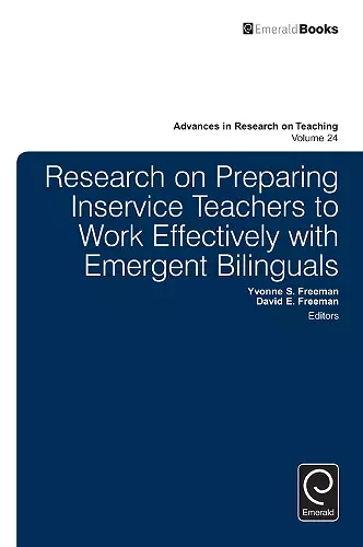 Research on Preparing Inservice Teachers to Work Effectively with Emergent Bilinguals cover