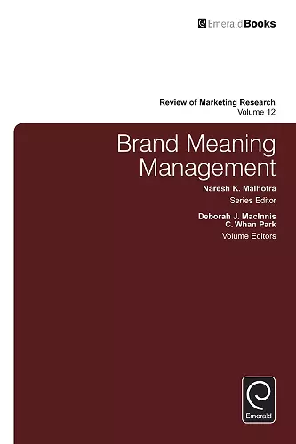 Brand Meaning Management cover