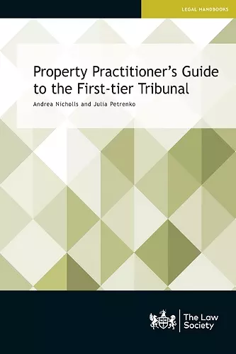 Property Practitioner's Guide to the First-tier Tribunal cover