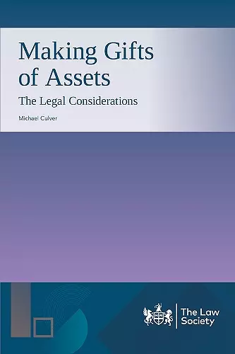 Making Gifts of Assets cover