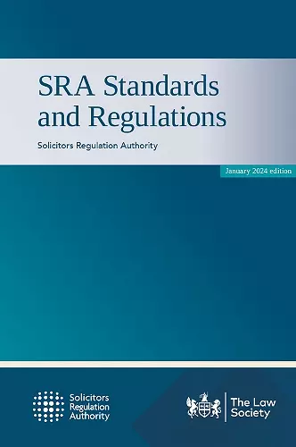 SRA Standards and Regulations cover