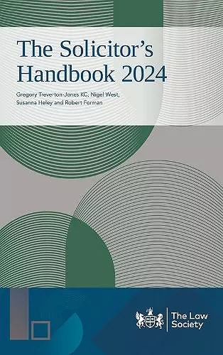 The Solicitor's Handbook 2024 cover