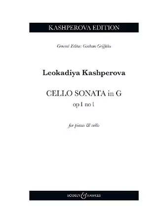 Cello Sonata No. 1 in G Op. 1, Nr. 1 cover