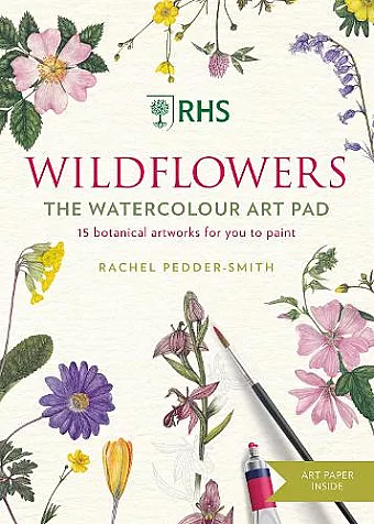 RHS Wildflowers Watercolour Art Pad cover