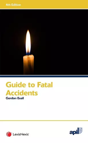 APIL Guide to Fatal Accidents cover