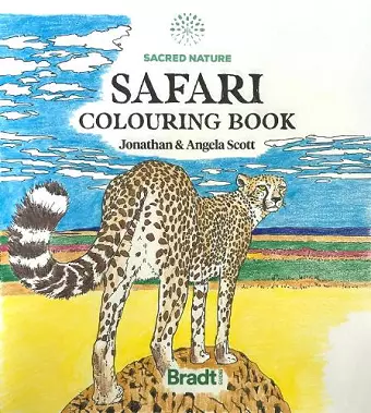 Sacred Nature Safari Colouring Book cover