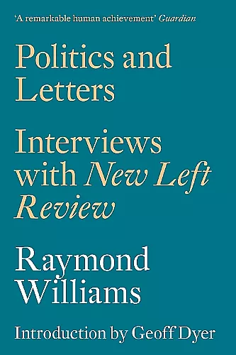 Politics and Letters cover