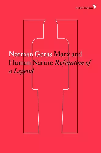 Marx and Human Nature cover