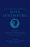 The Complete Works of Rosa Luxemburg Volume V cover