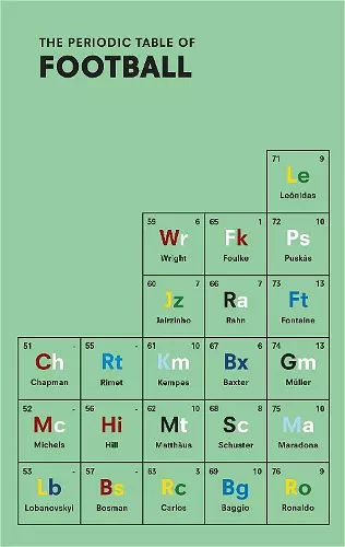 The Periodic Table of FOOTBALL cover