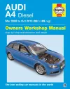 Audi A4 Diesel (Mar 08 - Oct 15) Haynes Repair Manual 08 to 65 cover
