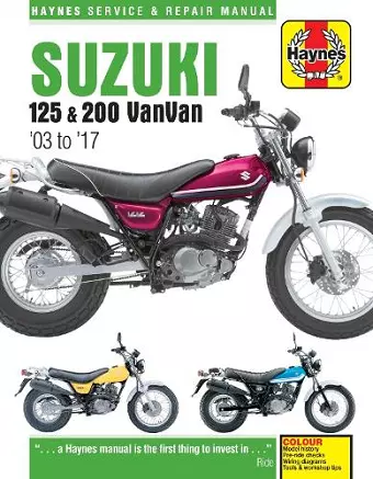 Suzuki RV125/200 VanVan (03 - 17) Haynes Repair Manual cover