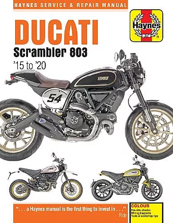 Ducati Scrambler 803 (15 - 20) Haynes Repair Manual cover