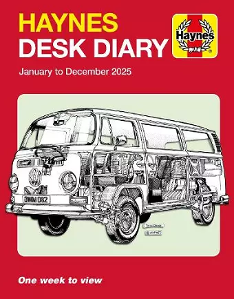 Haynes 2025 Desk Diary cover
