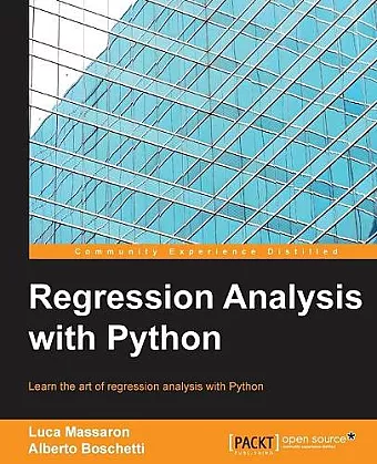 Regression Analysis with Python cover