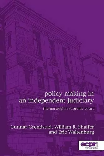 Policy Making in an Independent Judiciary cover