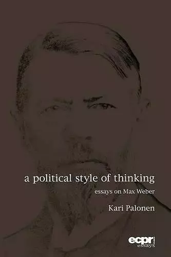 A Political Style of Thinking cover