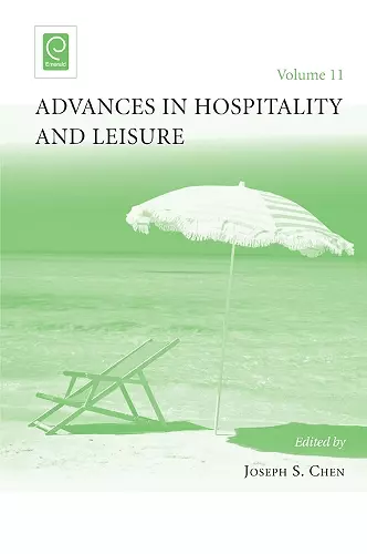 Advances in Hospitality and Leisure cover