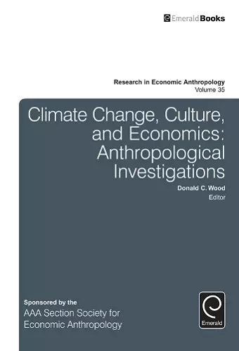 Climate Change, Culture, and Economics cover