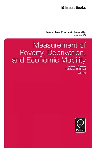 Measurement of Poverty, Deprivation, and Social Exclusion cover