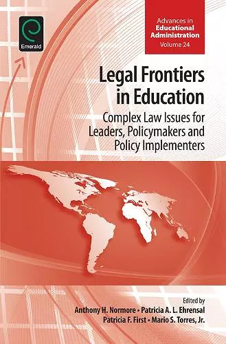 Legal Frontiers in Education cover